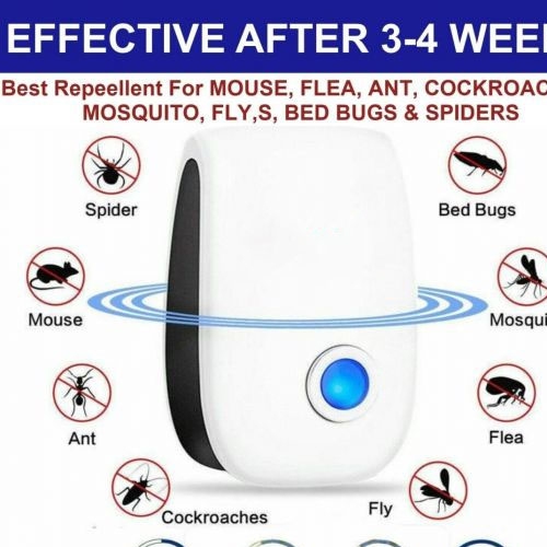 Ultrasonic Pest Repeller Effective, Non-Toxic Device for Mice, Insects, and Rodents with Wide Coverage