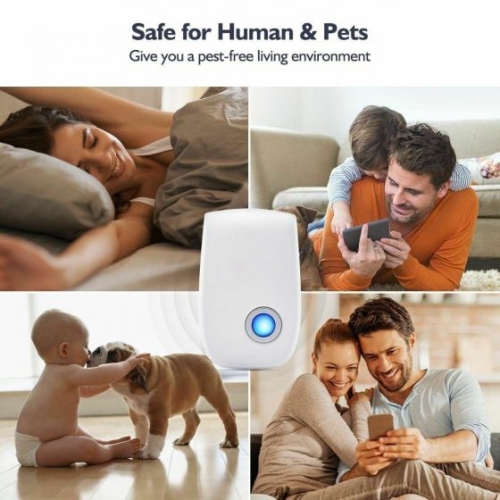 Ultrasonic Pest Repeller Effective, Non-Toxic Device for Mice, Insects, and Rodents with Wide Coverage