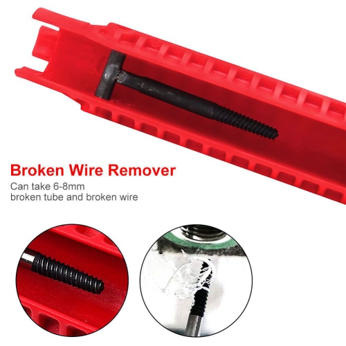 Outil de réparation d'évier à clé plate 8-en-1, haute qualité