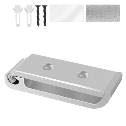 Foldable Wall Mount Headphones Holder,Headset Wall Hanger,Aluminum Wall Mount Hook,Hold Up to 1KG with 3M Adhesive Tape,20KG with Screws,Stand Come