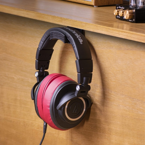 Cradle Large Headphone Hanger,Stand for Wide Headbands Compatible with AKG 701,K7902,K204,Sony MDR 7506,Sennheiser, Audio-Technica,Gaming Headset,