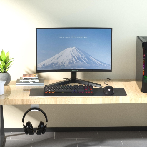 Headphone Hook Under Desk - Headphone Holder Under Table, Adhesive Gaming Headphone Stand Hanger Desk Mount for Most Headphone(White-2P)