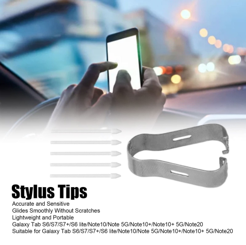 Touch Stylus Pen Nibs Kit Replacement Tips Nibs for Galaxy Tab S6 S7 S7+ S6 lite Note10 Note 5G Note10+ Note10+ 5G Note20, Accurate Sensitive,