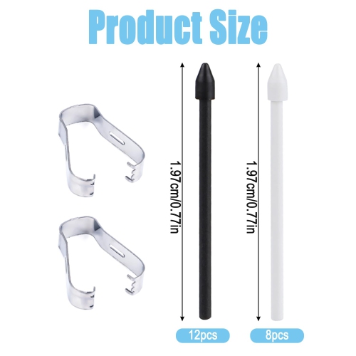 20pcs Pen Nibs Replacement for Samsung Galaxy Tab s6, S Pen Nibs Stylus Pen Nibs Replacement with Install Tool Compatible with Samsung Galaxy Tab S7