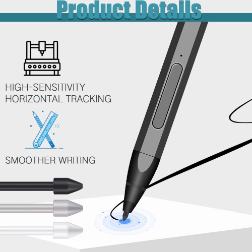 30 Pcs Stylus Tips Replacement Tips Only Replacement Nibs Refill Compatible with Remarkable 1/Remarkable 2/Samsung Tablet Pen Marker,Black,Gray,White