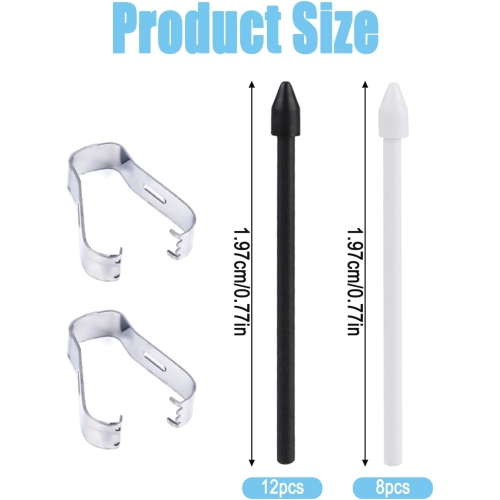 20pcs Pen Nibs Replacement for Samsung S Pen, Stylus Tip Kit for Galaxy Tab S6 Lite/S7 FE/S8/S8+/S8 Ultra/S9/S9+/S9 FE/S9 FE+/S9 Ultra/S10/S10+/S10
