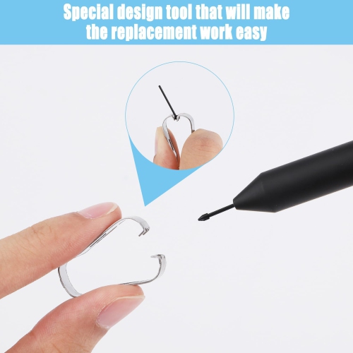 20pcs Pen Nibs Replacement for Samsung S Pen, Stylus Tip Kit for Galaxy Tab S6 Lite/S7 FE/S8/S8+/S8 Ultra/S9/S9+/S9 FE/S9 FE+/S9 Ultra/S10/S10+/S10