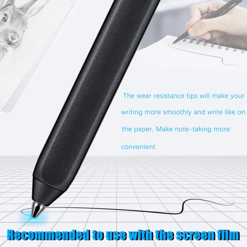 Universal Fit No Worn Out Fine Titanium Alloy Fine Pencil Nibs Compatible with Pen 2 Pro,iReader,Lamy AL-Star Digital Pen, Ballpoint Replacement Tips