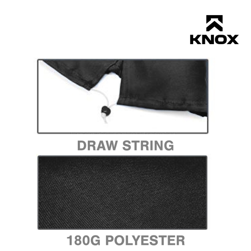 Housse de parasol de KNOX pour rangement protecteur, 10 pi, couleur noire décentrée