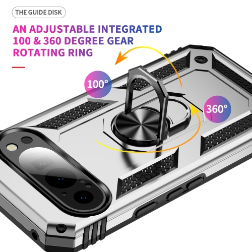 Étui ajusté pour anneau mince de XCRS, béquille intégrée pour Pixel 9 Pro XL de Google