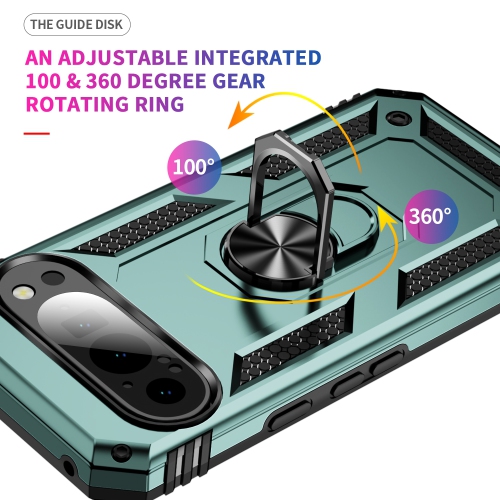 Étui ajusté pour anneau mince de XCRS, béquille intégrée pour Pixel 9 Pro XL de Google