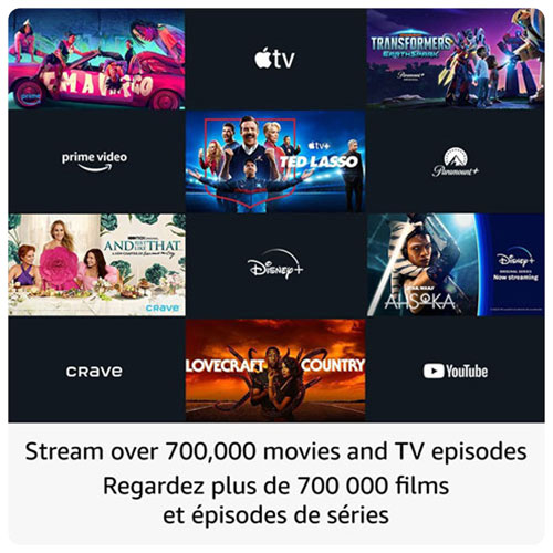 Clé de diffusion multimédia en continu Fire TV Stick 4K avec télécommande vocale Alexa Amazon