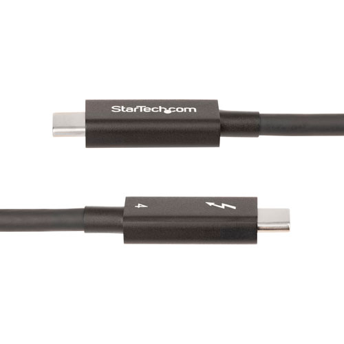 Câble USB-C/USB-C Thunderbolt 4.0 de 2 m de StarTech (A40G2MB-TB4-CABLE) - Noir