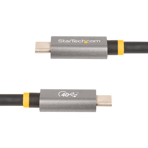 Câble USB-C à USB-C de 1 m de StarTech (CC1M-40G-USB-CABLE) - Noir