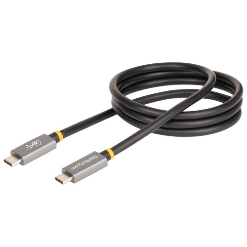 Câble USB-C à USB-C de 1 m de StarTech (CC1M-40G-USB-CABLE) - Noir