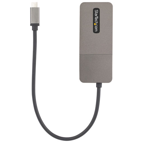 StarTech 3-Port USB-C Multi-Monitor Adapter - Space Grey