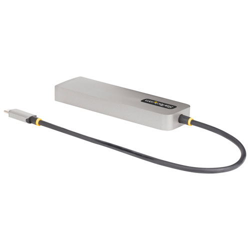 Concentrateur USB-C Ethernet 2,5 Gb/s de 100 W à 3 ports de StarTech - Gris cosmique