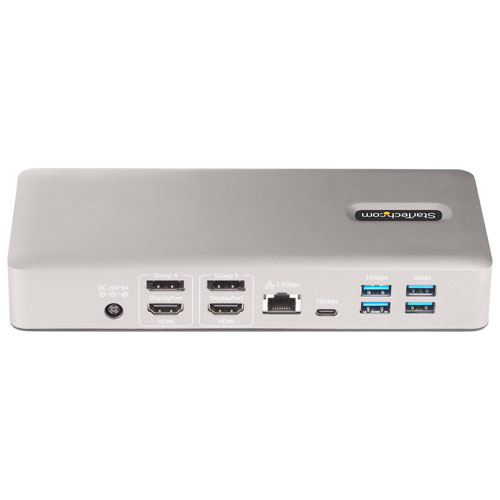 StarTech Thunderbolt 4 Multi-Display Docking Station - Space Grey