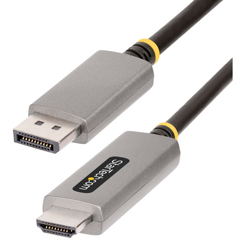 StarTech 2m DisplayPort to HDMI Adapter Cable (133DISPLAYPORTHDMI21) - Space Grey