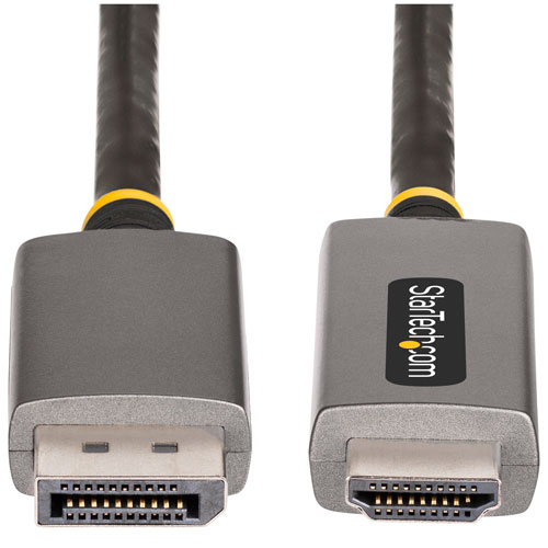 StarTech 2m DisplayPort to HDMI Adapter Cable (133DISPLAYPORTHDMI21) - Space Grey