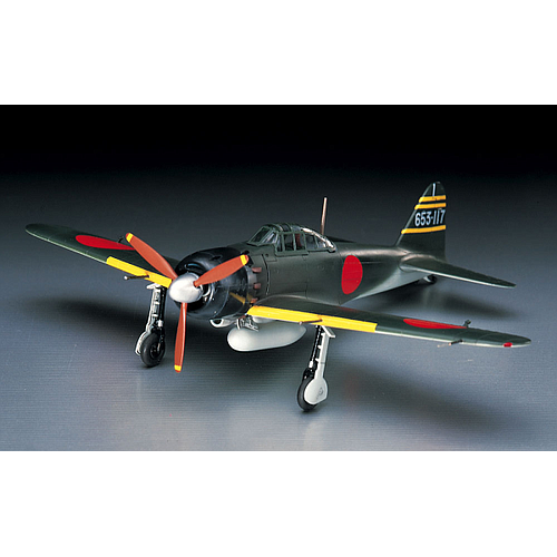 HASEGAWA  Mitsubishi A6M5 Zero Fighter (Zeke) Type 52 (01452) 1:72 Scale Airplane Plastic Model Kit