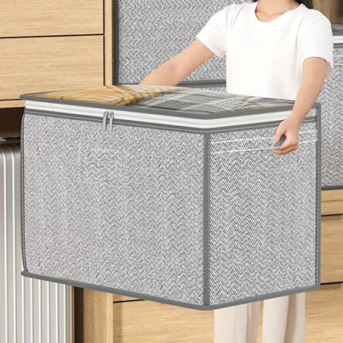 Wardrobel Foldable Clothes Storage Bins Visible Closet Organizer Home