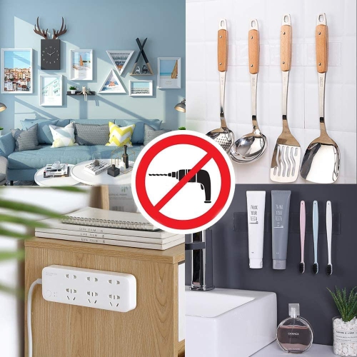 Heavy Duty Double Side Tape for Mounting, Tough Adhesive Mounting Tape, Removable & Traceless Sticky Poster Tape for Walls Decor, Carpet