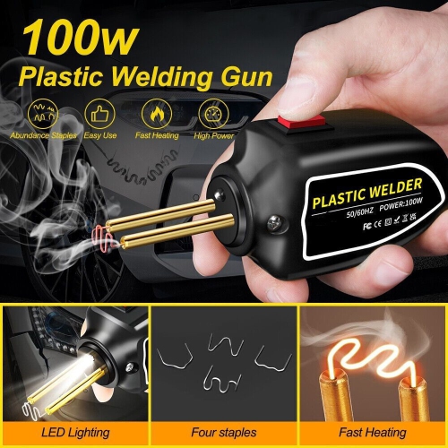 US Plug Professional Plastics Welder machine , Car Bumper Crack Repair Hot Stapler Kit, Hot Stapler Heating Plastic Welding Repairing Welder Machine