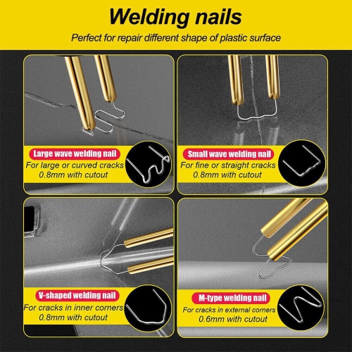 US Plug Professional Plastics Welder machine , Car Bumper Crack Repair Hot Stapler Kit, Hot Stapler Heating Plastic Welding Repairing Welder Machine