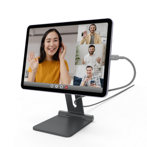 ADAM Elements Mag M 12.9" Foldable Aluminum Magnetic Stand for 12.9" iPad Pro and Air 360 Rotating 180 Tilt