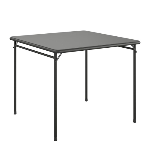 Cosco Square Vinyl Folding Table in Black