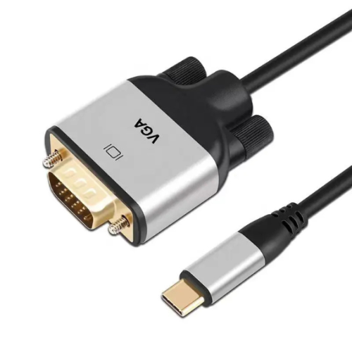 Adaptateur convertisseur USB type C vers VGA 1080P pour projecteur UHD pour ordinateur portatif