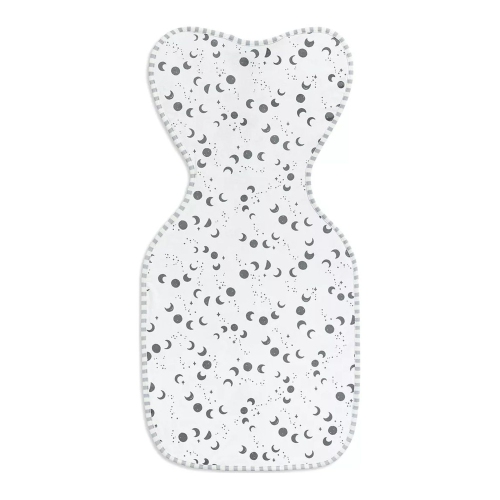 Couverture à emmailloter Bamboo Silky-Lux Lite 0,2 tog de Love To Dream - paysage lunaire blanc