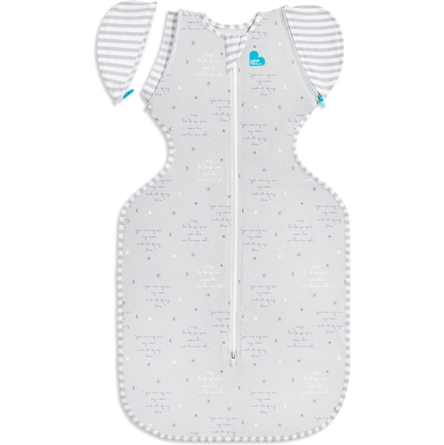 Image 1 de 3.. Couverture à emmailloter Lite Swaddle UP de Love To Dream - 0,2 tog - You Are My In Grey