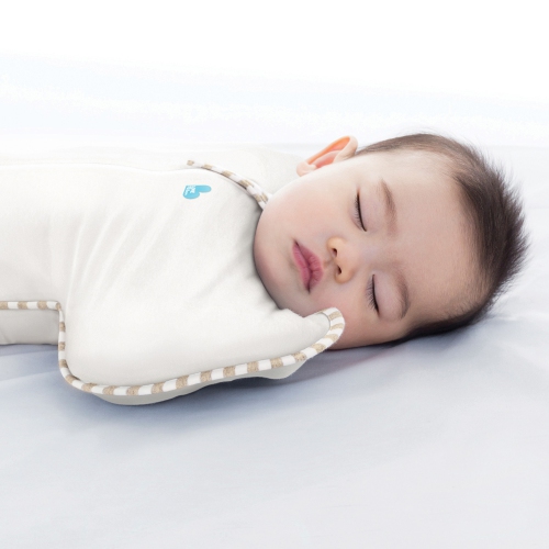 Couverture à emmailloter biologique 1,0 tog Swaddle UP DE Love To Dream - Crème