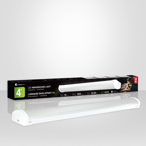 Xtricity - LED Wrap Light, 4 Feet Length, 55W, 4000K Cool White