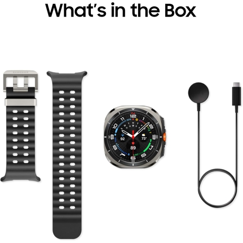 SAMSUNG Galaxy Watch Ultra 47mm LTE - AI Smartwatch w/Heart Rate Tracking, Sleep Monitor, Fitness Tracker, GPS - Titanium Silver - Brand New