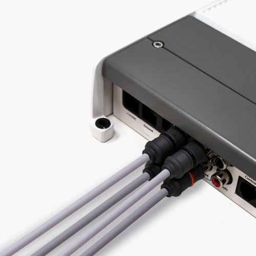 Clarion CMC-GRYAIC2-3 2 Channel Twisted-Pair Marine Audio Interconnect w/ Molded Connectors 3 ft