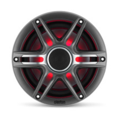 Clarion CMSP-651RGB-SWG 6.5" 50W RMS Premium Marine Coaxial Speakers with Sport Grilles & RGB Lighting