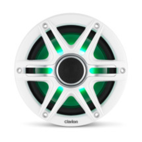 Clarion CMSP-651RGB-SWG 6.5" 50W RMS Premium Marine Coaxial Speakers with Sport Grilles & RGB Lighting