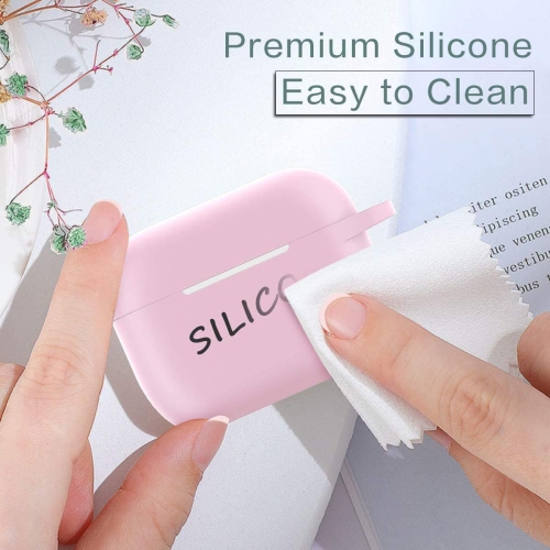 AirPods Pro Case – [2019 Protective, Shockproof, Soft Silicone, Chargeable - Pink]