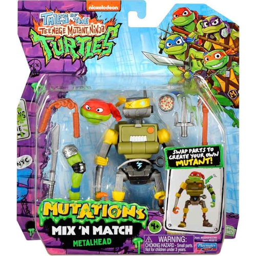 Teenage Mutant Ninja Turtles 4.5 Inch Action Figure Mix N Match Wave 1 - Metalhead