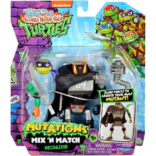 Teenage Mutant Ninja Turtles 4.5 Inch Action Figure Mix N Match Wave 1 - Mechazoid