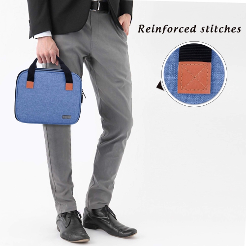 Carrying Bag for Mini Projector, Portable Case for Projector and Accessories, Storage Bag Compatible with Abox T22, Blue