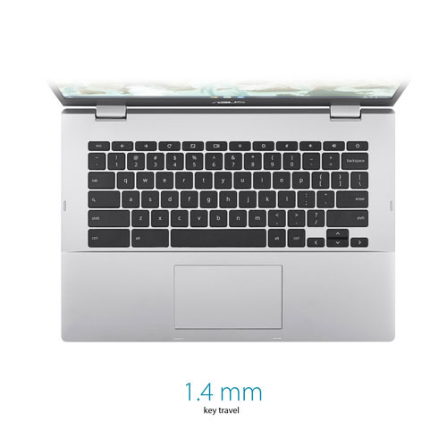 ASUS CX 1400 14" Chromebook - Transparent Silver
