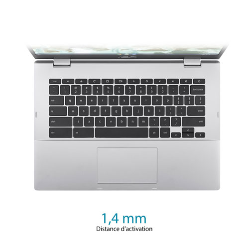 ASUS CX 1400 14" Chromebook - Transparent Silver
