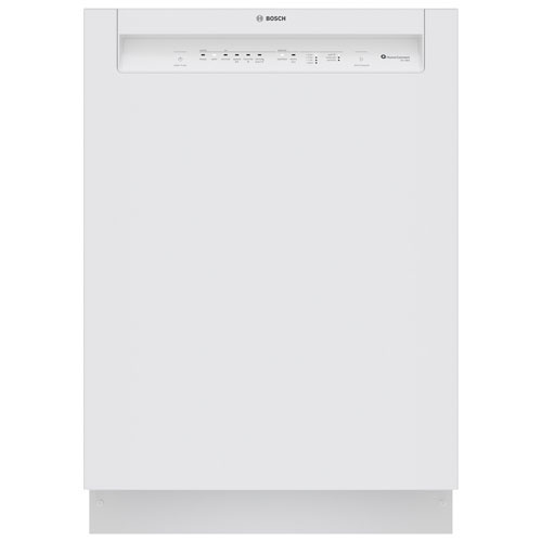 Boîte ouverte - Lave-vaisselle encastrable 24 po 50dB de Bosch - Blanc - Endommagé