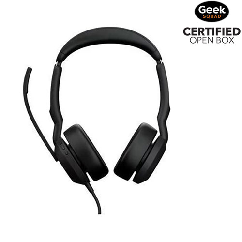 Boîte ouverte - Casque d'écoute 100 % sans fil à suppression active du bruit Evolve2 50 avec micro de Jabra