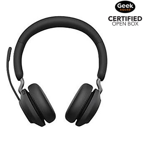 Boîte ouverte - Casque d'écoute stéréo USB-A MS Evolve 2 65 de Jabra - Noir