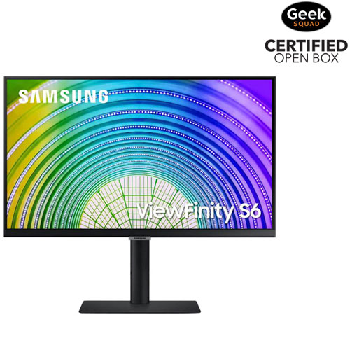 Open Box - Samsung 24" WQHD 75Hz 5ms IPS USB-C Monitor with Height Adjustable Stand